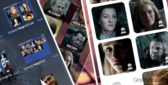 دانلود Contacts Widget 6.4.1 - ویجت مخاطبین برای اندروید