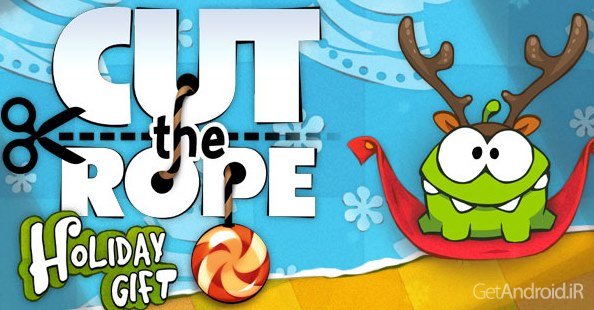 دانلود کات د روپ Cut the Rope: Holiday Gift 1.7.1 – بازی طناب را ببر اندروید – هدیه تعطیلات