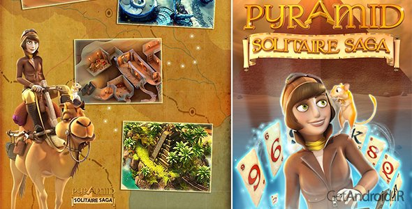 دانلود Pyramid Solitaire Saga 1.58.0 - بازی کارتی هرم اندروید