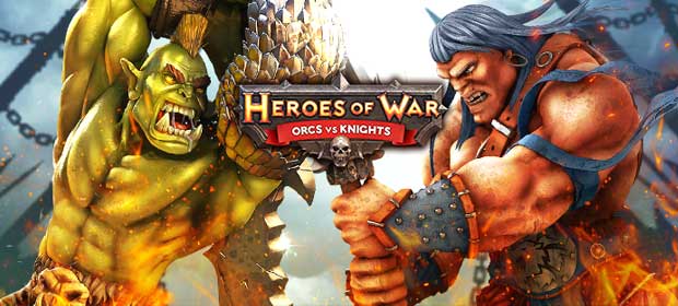 دانلود Heroes of War: Orcs vs Knights 1.3.6 – بازی استراتژیک قهرمانان جنگ اندروید