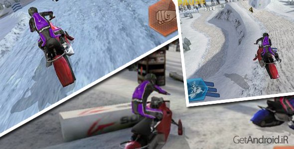 دانلود Snow Bike Racing 1.0 - بازی جدید مسابقه با اسنوموبیل برای اندروید