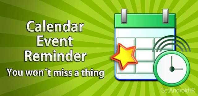 دانلود Calendar Event Reminder (CER) v5.4.5 برنامه یادآوری رویدادها اندروید