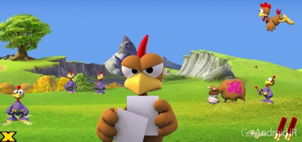 دانلود Crazy Chicken - Invasion 1.0.5 بازی شکار مرغ ها برای اندروید