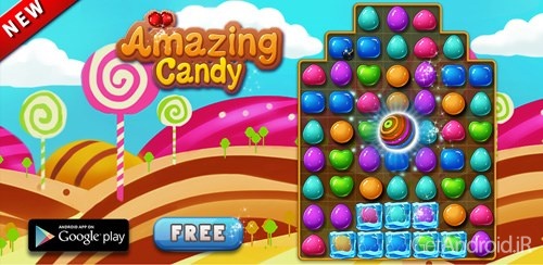 دانلود Amazing Candy 1.7.7.1008 بازی دخترانه آب نبات شگفت انگیز اندروید