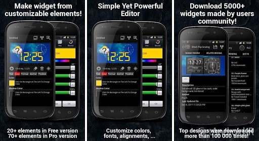 دانلود Make Your Clock Widget Pro 1.4.5 – ساخت ویجت اندروید