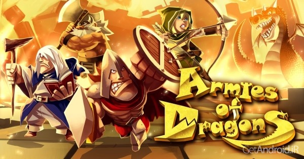 دانلود Armies of Dragons 1.0.1 بازی استراتژیکی ارتش اژدهایان اندروید