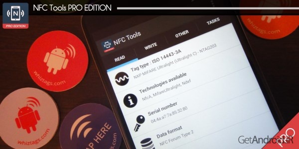 دانلود NFC Tools – Pro Edition 4.5 برنامه خواندن و نوشتن برچسب ان اف سی اندروید