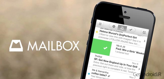 دانلود Mailbox 2.0.3 نرم افزار مدیریت ایمیل دراپ باکس اندروید