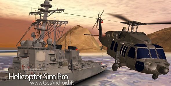 دانلود Helicopter Sim Pro 1.1 – بازی شبیه ساز هلیکوپتر اندروید + دیتا