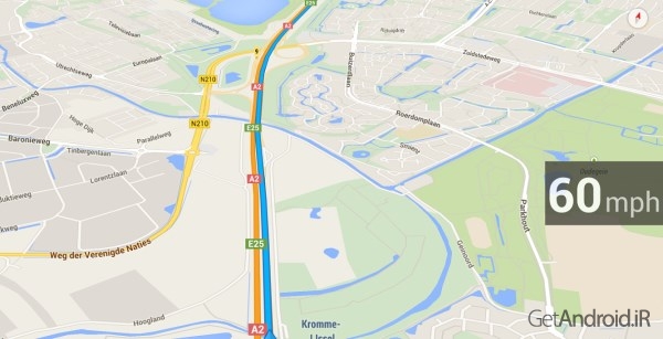دانلود Maps Speedometer 5.2 برنامه سرعت سنج نقشه ها اندروید
