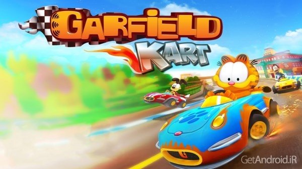 دانلود Garfield Kart Fast & Furry 1.043 بازی ریسینگ گارفیلد اندروید