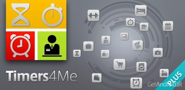 دانلود Timers4Me Timer&Stopwatch Pro 6.4 برنامه تایمر و زمان سنج اندروید