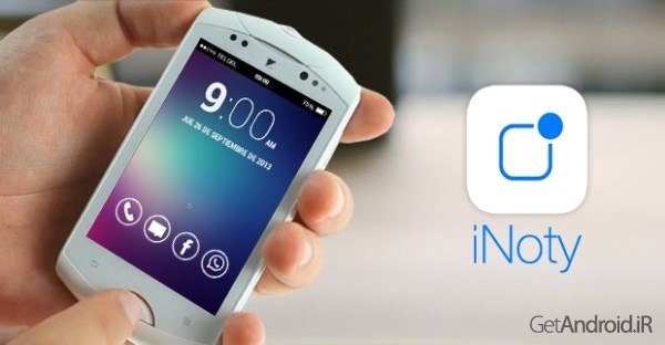 دانلود iNoty 1.5.2 برنامه نوار وضعیت آیفون برای اندروید