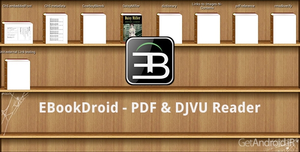 دانلود EBookDroid - PDF and DJVU Reader v2.5.0 - برنامه کتابخوان اندروید