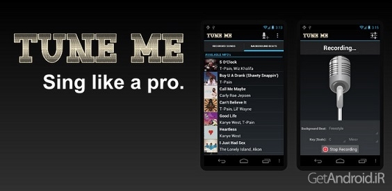 دانلود Tune Me Pro 2.2.15 نرم افزار ضبط صدا با افکت T-Pain اندروید