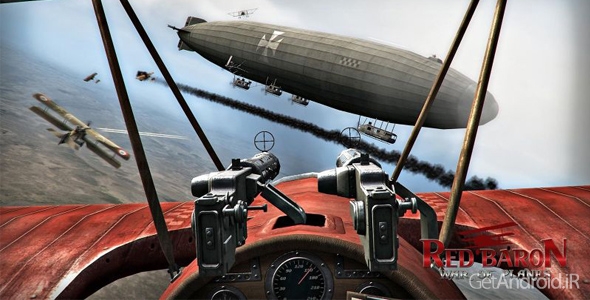 دانلود Red Baron: War of Planes v3.15 - بازی نبرد هواپیماها برای اندروید