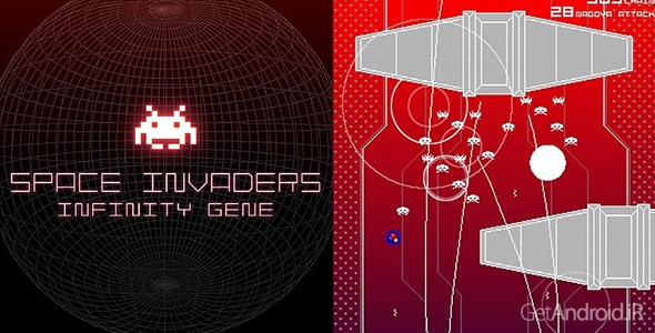 دانلود Space Invaders Infinity Gene v1.0.3 - بازی متجاوزین فضا برای اندروید