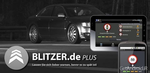 دانلود Blitzer.de PLUS 2.9.8 برنامه اطلاع از دوربین های کنترل سرعت اندروید