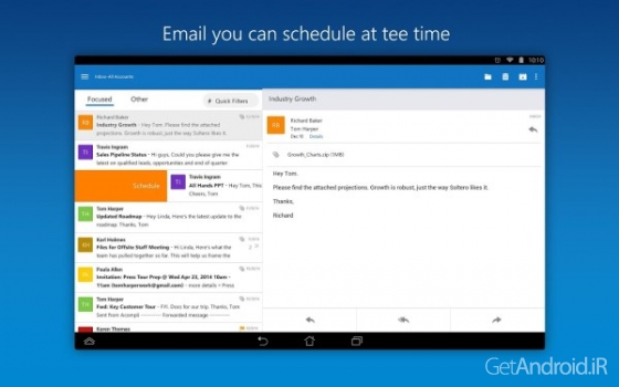 دانلود Microsoft Outlook Preview 1.3.6 برنامه آوت لوک مایکروسافت اندروید دانلود Microsoft Outlook Preview 1.3.6 برنامه آوت لوک مایکروسافت اندروید