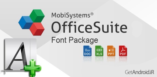 دانلود OfficeSuite Font Pack 1.1.5 بسته فونت آفیس سوئیت اندروید