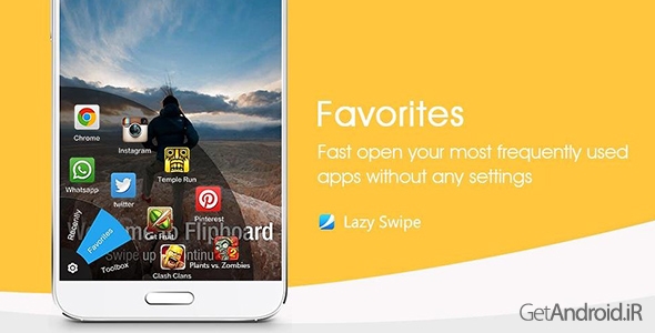 دانلود Lazy Swipe v1.71 - برنامه دسترسی آسان به قسمتهای مختلف اندروید