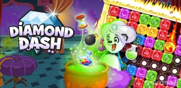 دانلود Diamond Dash 5.3 بازی الماس های همرنگ داش اندروید