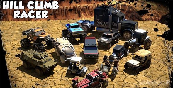 دانلود Hill Climb Racer Dirt Masters v1.081 - باز رالی تپه نوردی اندروید + دیتا