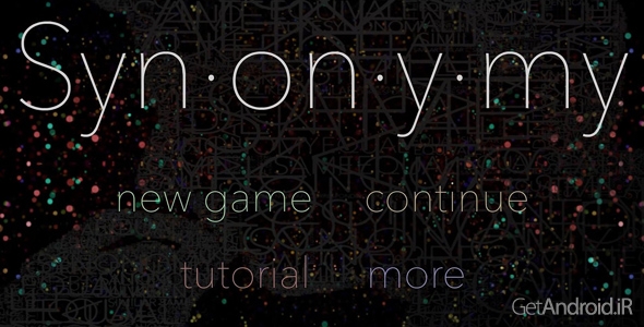 دانلود Synonymy v2.0.0 - بازی پیدا کردن مترادف کلمات انگلیسی برای اندروید