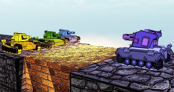 دانلود Tiny Tank Warfare 1.35 بازی تانک های کوچک اندروید