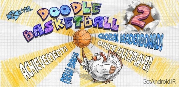 دانلود Doodle Basketball 2 v1.1.0 بازی بسکتبال دودل 2 برای اندروید