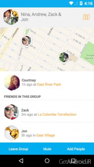 دانلود Swarm by Foursquare 2016.07.19 - اپلیکیشن سوارم اندروید