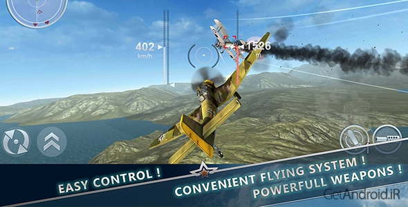 دانلود WW2 Aircraft Battle 3D v1.0.2 - بازی سه بعدی نبرد هواپیماهای جنگ جهانی دوم اندروید + نسخه مود