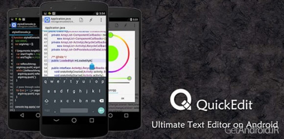 دانلود QuickEdit Text Editor Pro 1.3.0 – ویرایشگر متن حرفه ای اندروید