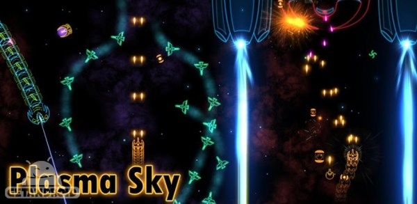 دانلود Plasma Sky - rad space shooter v5.0.5 - بازی کم حجم مبارزه در فضا برای اندروید