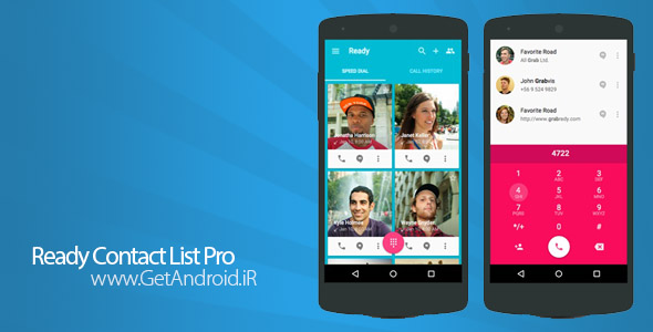 دانلود Ready Contact List Pro v2.1.0 - برنامه مدیریت مخاطبین اندروید