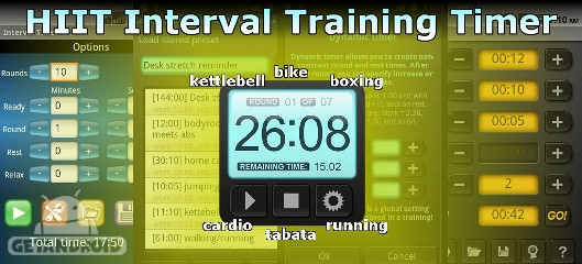دانلود HIIT Interval Training Timer 2.3.3 برنامه تمرین های ورزشی اندروید