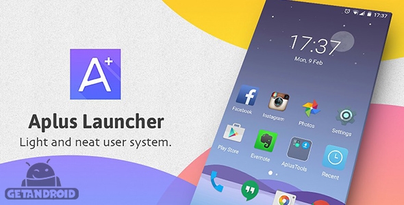 دانلود A+ Launcher - Smart & Stylish v2.5.0.1173 - لانچر ای پلاس برای اندروید