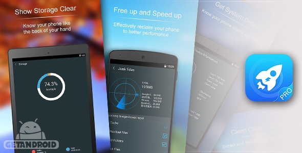 دانلود Fast Clean Pro-ad free/premium v2.0.1 - برنامه قدرتمند بهینه ساز اندروید
