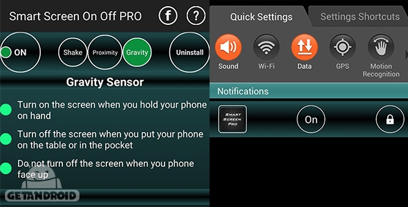 دانلود Smart Screen On Off PRO 4.2.2 - برنامه روشن و خاموش کردن صفحه دستگاه اندرویدی بصورت هوشمند
