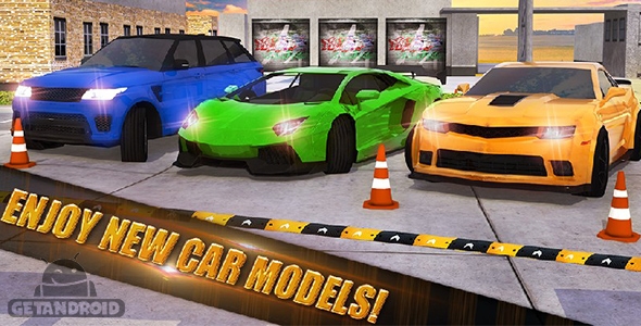 دانلود Modern Driving School 3D v1.5 - بازی سه بعدی پارک کردن خودرو برای اندروید + مود
