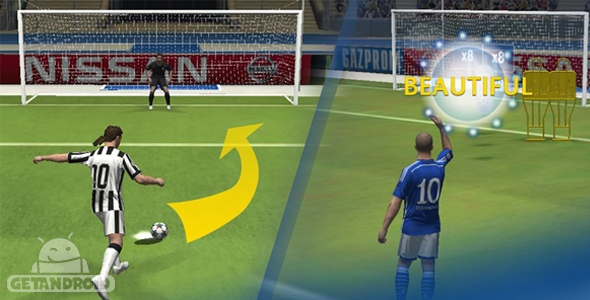 دانلود UEFA CL PES FLiCK 1.0.1 - بازی شوت زنی لیگ قهرمانان اروپا برای اندروید + دیتا