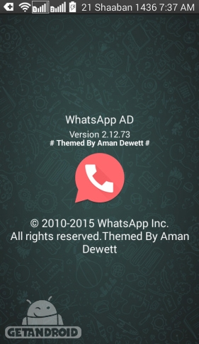 دانلود WhatsApp AD v4 - برنامه واتساپ ترکیبی برای اندروید دانلود WhatsApp AD v4 - برنامه واتساپ ترکیبی برای اندروید