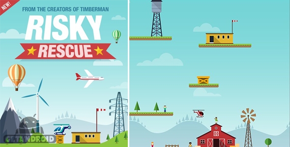 دانلود Risky Rescue 1.1 - بازی نجات خطرناک برای اندروید + مود