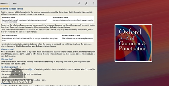 دانلود Oxford Grammar and Punctuation 8.0.253 - برنامه گرامر و تلفظ آکسفورد برای اندروید