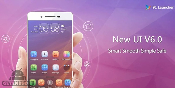 دانلود 91 Launcher- Smooth, Smart 6.7.8 - لانچر 91 اندروید