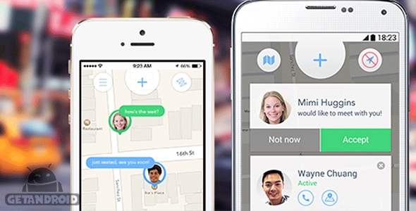 دانلود جینک Jink - Message & Meet on a Map 3.1.1 - برنامه چت و اشتراکگذاری مکان برای اندروید