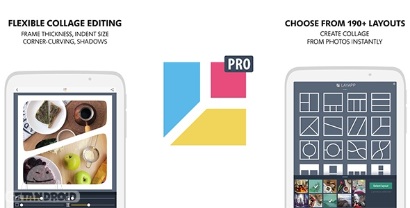 دانلود Layapp Pro - Collage Maker v2.0 - برنامه ساخت کلاژهای زیبا برای اندروید