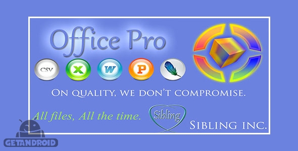 دانلود Office Pro v5.2 - برنامه قدرتمند آفیس برای اندروید