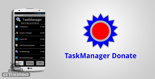 دانلود TaskManager Donate v3.9.0 - اپلیکیشن مدیریت برنامه های در حال اجرا برای اندروید