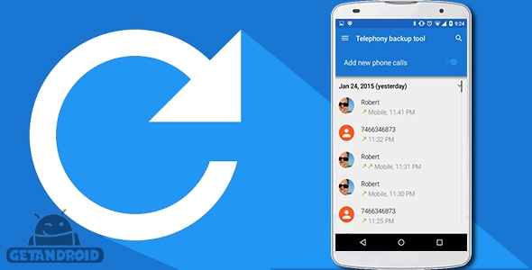 دانلود Telephony Backup (Calls & SMS) PRO 1.13.71 - برنامه بکاپگیری از تماس و اس ام اس در اندروید